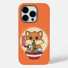 Cute Fox Eating Ramen Kawaii - Presente de Comida