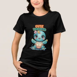 Cute Friend | Sea Turtle Tri-Blend T-Shirt