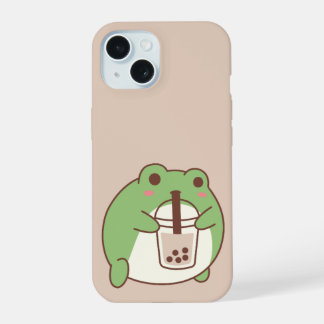 Cute Frog Drinking Bubble Tea | Kawaii Aesthetic i