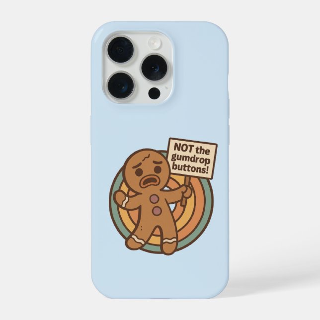Cute Gingy Gingerbread Phone Case Christmas Gift (Verso)