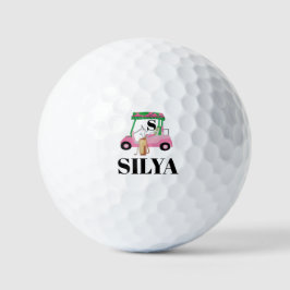 Cute Golf Cart – Minimal Summer Golf Balls
