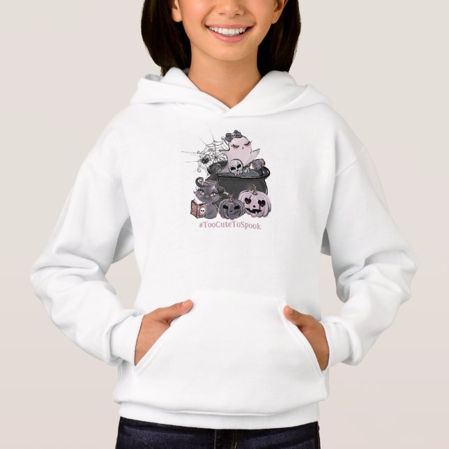 Cute Halloween Personalized Hoodie (Frente)