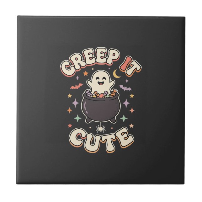 Cute Halloween Vibrações Assustadoras (Frente)