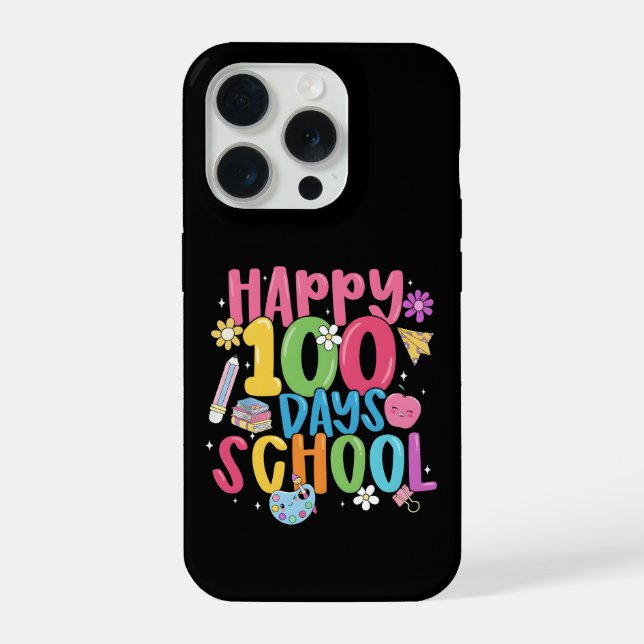 Cute happy 100 days of school first day of school (Verso)