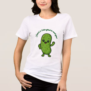 Cute Happy Pickle Kawaii Cartoon - Personalizável