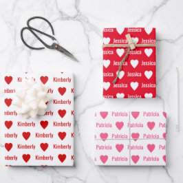 Cute Hearts Pattern Individually Personalized 