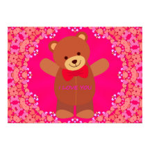 Cute I Love You Value Poster Paper (Brilhante)