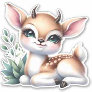 Cute It Up! Veado Adesivo de Scrapbooking Personal