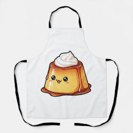 Cute Kawaii Caramel Pudding Dessert Character