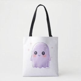 Cute Kawaii Ghost Tote Bag | Aesthetic Halloween