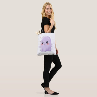 Cute Kawaii Ghost Tote Bag | Aesthetic Halloween 