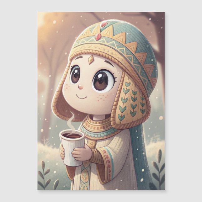 Cute Kawaii Hatshepsut | Comida e Arte de Coco (Frente)