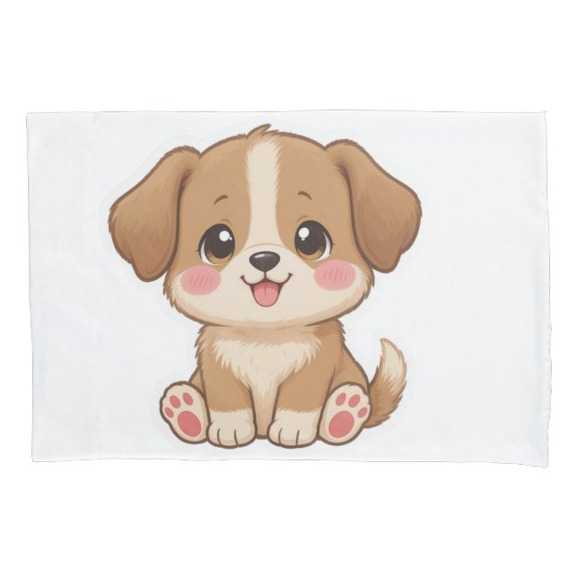 Cute Kawaii Puppy Character Design (Frente)