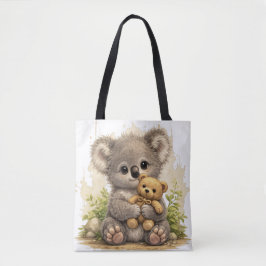 Cute Koala Tote Bag – Kawaii Teddy Animal Gift