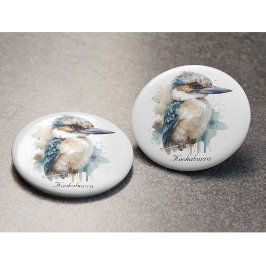 Cute Kookaburra em uma filial, personalizado