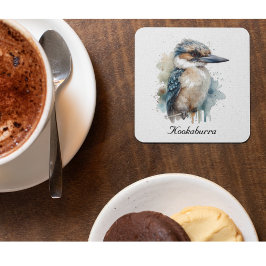 Cute Kookaburra em uma ramificação, personalizada