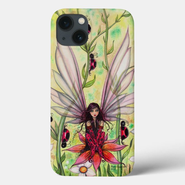 Cute Ladybug Fairy Fantasy Illustration (Verso)