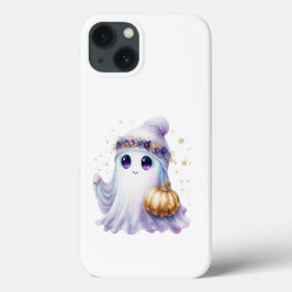 Cute Lavendar Purple Ghost Halloween Spooky Bougie