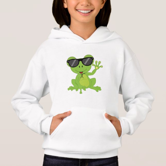 Cute little frog green sunglasses Gift for Kids (Frente)