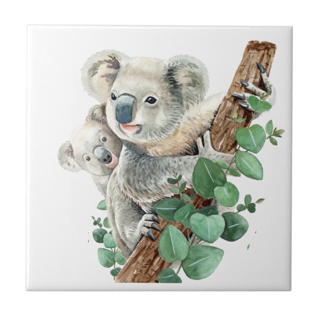 Cute Little Koala Bear Australian Animal Art    (Frente)