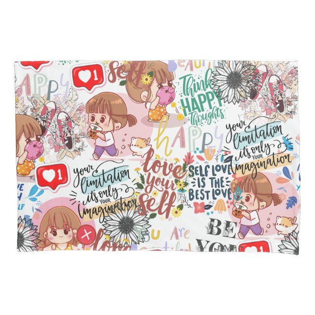 Cute Motivational – Positive Quote Kawaii  (Frente)