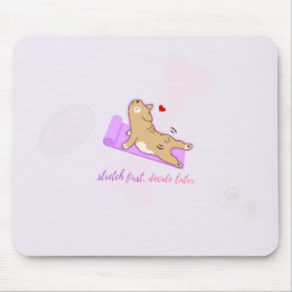 Cute Mouse Pad de Cachorro | Decoração de Auto-Cui