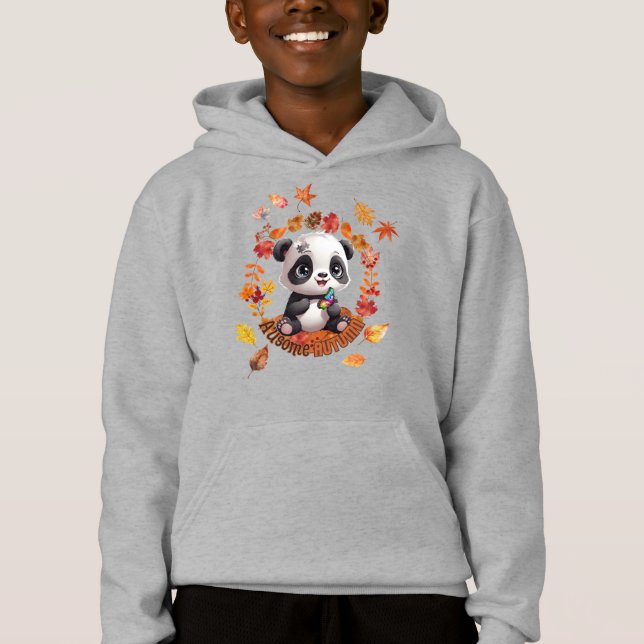 Cute Panda “Ausome Autumn” – Fall Autism Awerness (Frente)