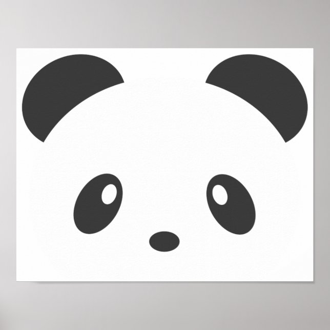 Cute Panda Poster (Frente)