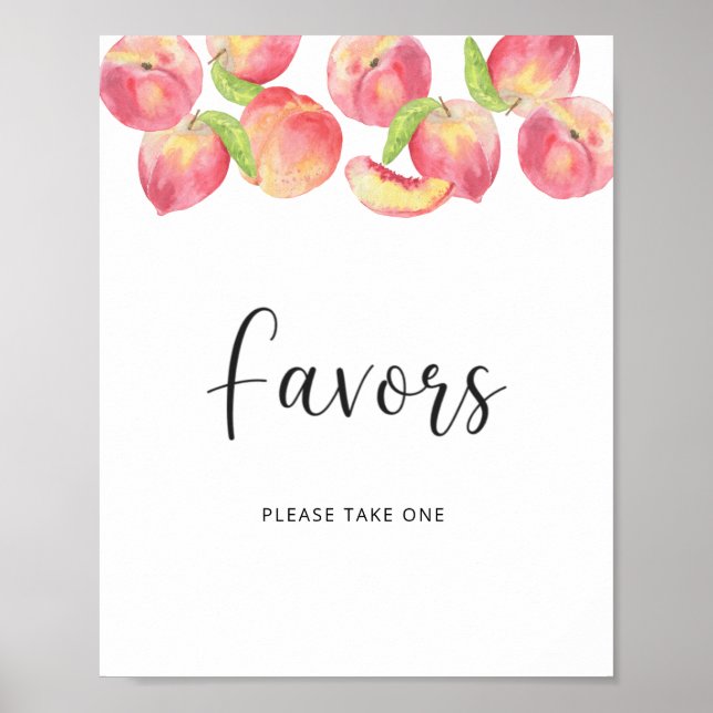 Cute peach is on the way \  Favors Poster (Frente)