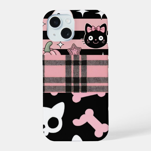 Cute Pink Pastel Goth Halloween  (Verso)