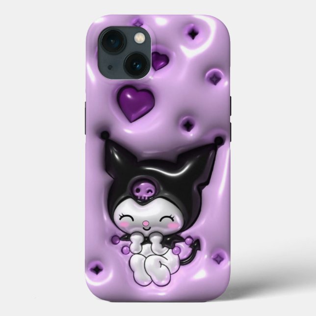 Cute Purple Goth Aesthetic Phone Case 💜✨ (Verso)