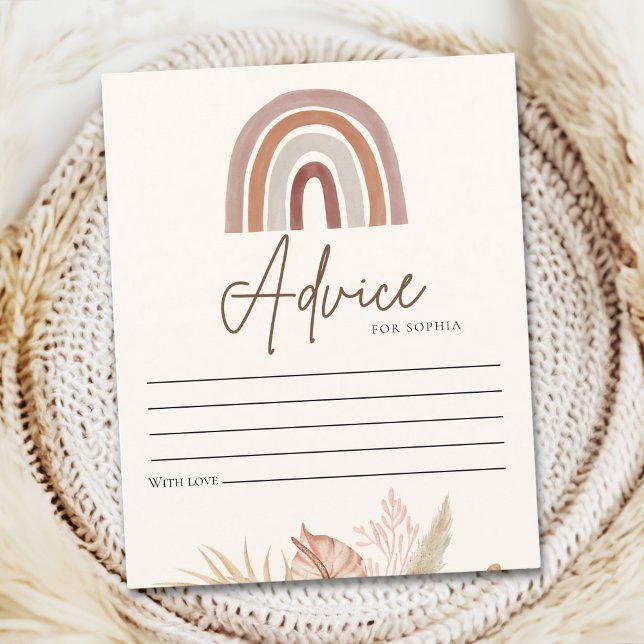 Cute Rainbow Boho Baby Shower (Criador carregado)