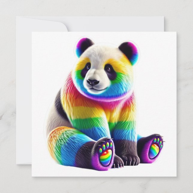 Cute Rainbow Panda (Frente)