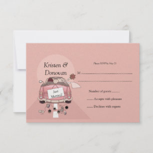 Cute Recém-Casados RSVP