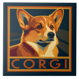 Cute Retro Pembroke Welsh Corgi