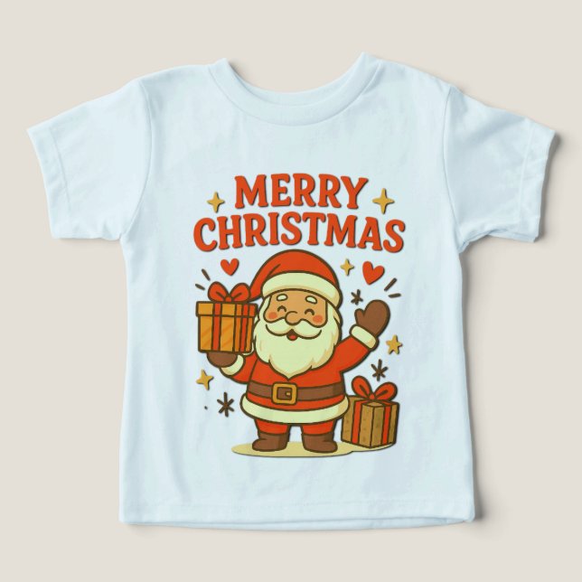  Cute Santa Claus Christmas Art –  Merry Christmas (Design frontal)