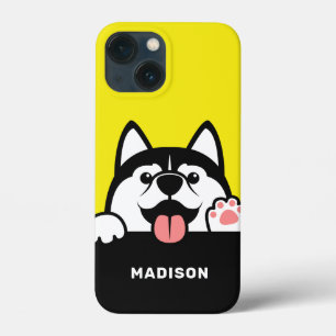 Cute Siberian Husky — capas de telefone