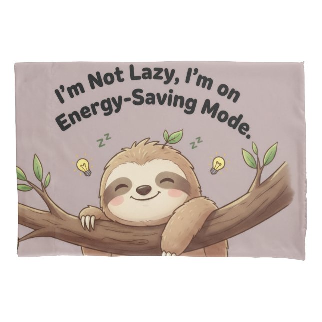 Cute Sloth "Energy-Saving Mode" (Frente)