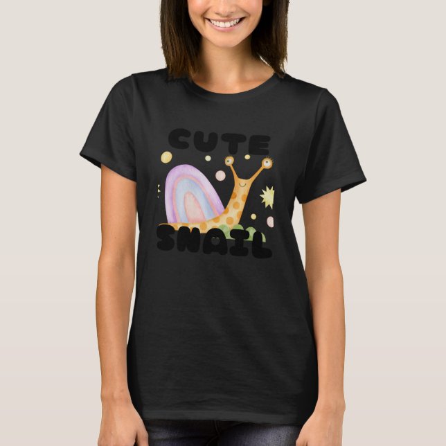 Cute Snail Nr. 3 Pullover Hoodie (Frente)
