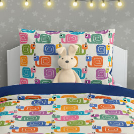 Cute Snail Pattern on Cream