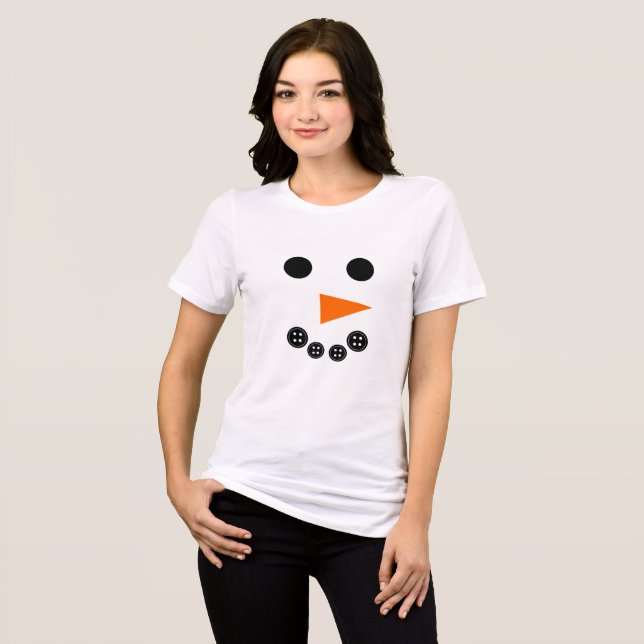 Cute Snowman Face (Frente Completa)