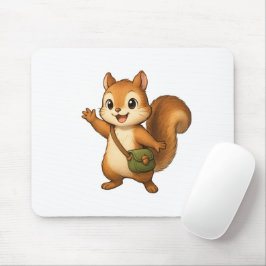 Cute Squirrel Mouse Pad – Okojo e Amigos