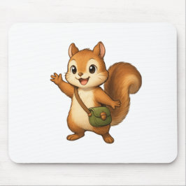 Cute Squirrel Mouse Pad – Okojo e Amigos
