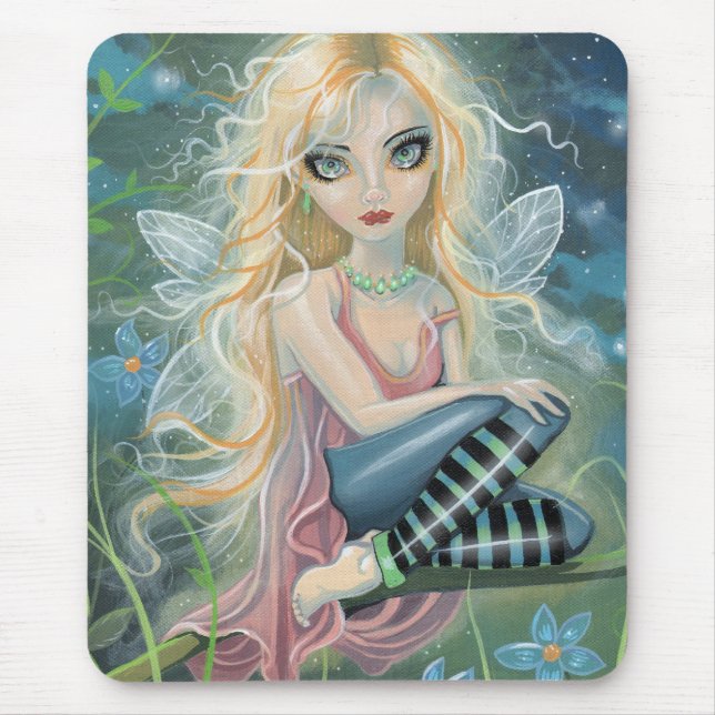 Cute Starlight Fada Fantasia Arte Mousepad (Frente)