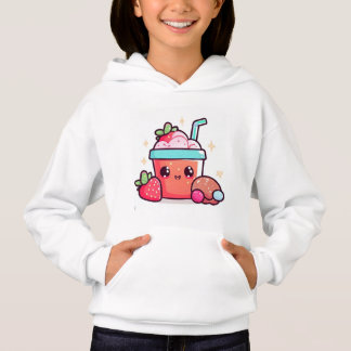 Cute Strawberry Boba Kawaii