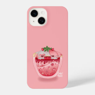 Cute Strawberry Phone Case – Pink Design