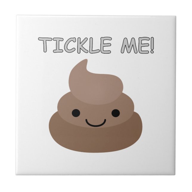 Cute Tickle Me Poop Emoji (Frente)
