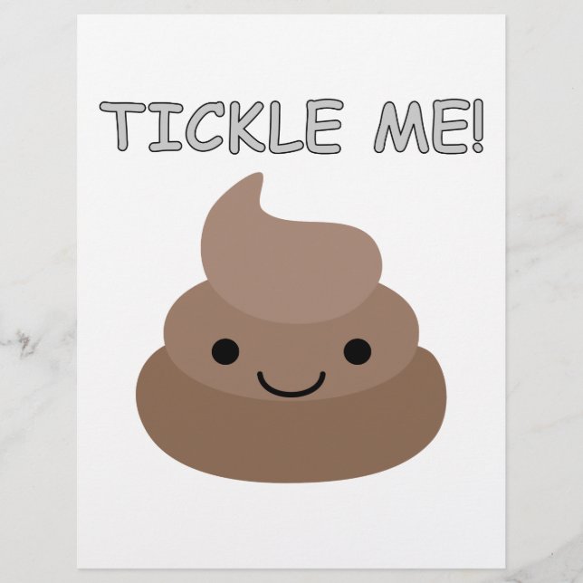 Cute Tickle Me Poop Emoji (Frente)