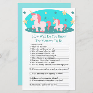 Cute Unicorn, você conhece bem o jogo do chá de fr