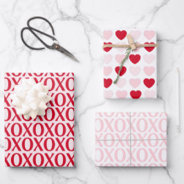 Cute Valentine Day XOXO Red And Pink